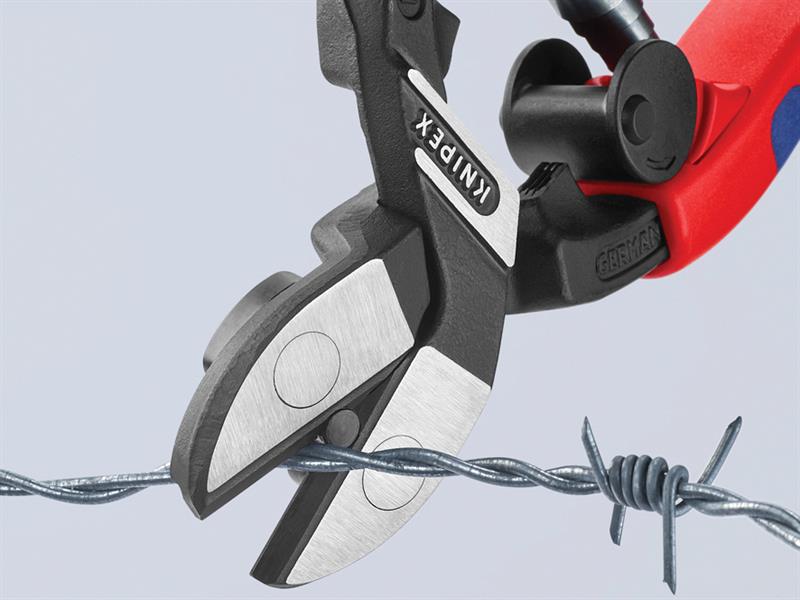 Knipex Compact Bolt Cutters 20° Head Multi Component Grip 200mm 7122200