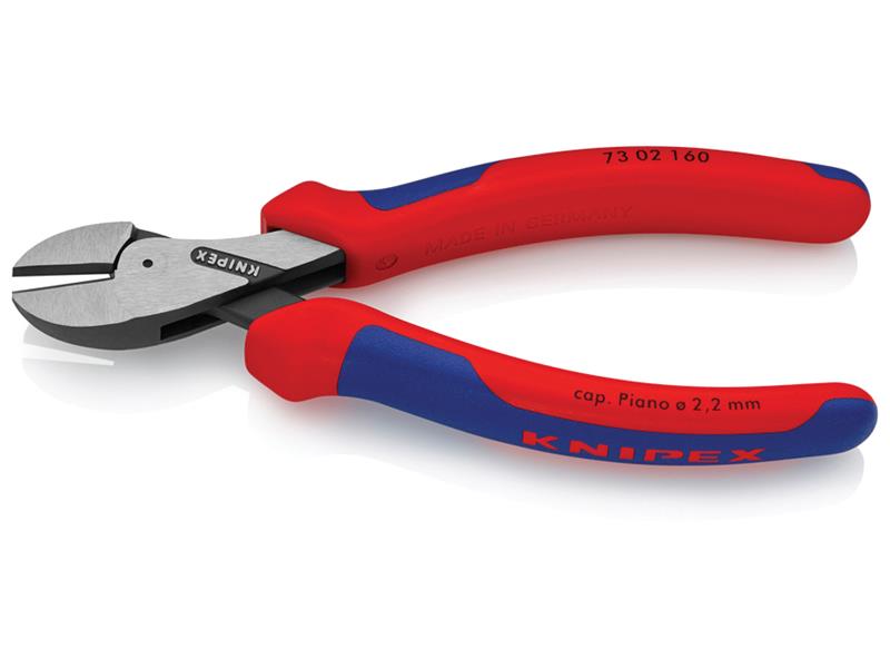 Knipex X-Cut® Compact Diagonal Cutter Multi-Component Grip 160mm KPX7302160