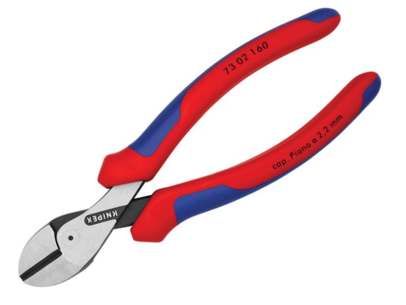 Knipex X-Cut® Compact Diagonal Cutter Multi-Component Grip 160mm KPX7302160
