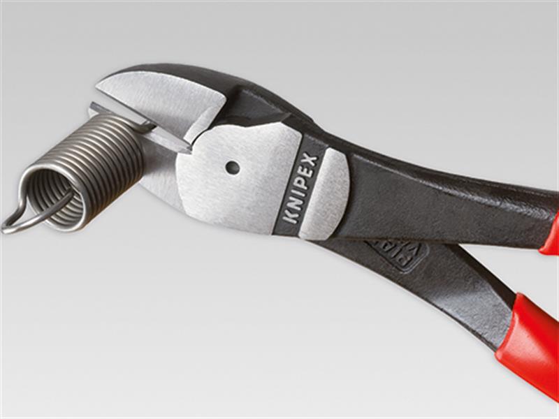 Knipex High Leverage Diagonal Cutters PVC Grip 200mm KPX7401200