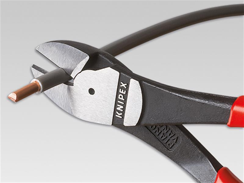 Knipex High Leverage Diagonal Cutters PVC Grip 200mm KPX7401200