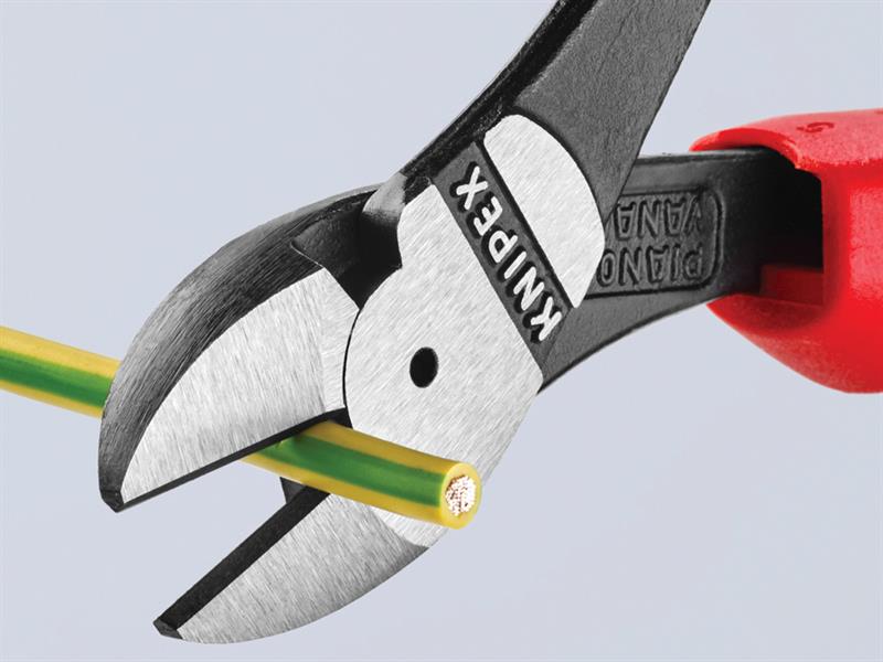 Knipex High Leverage Diagonal Cutters Multi-Component Grip 160mm KPX7402160