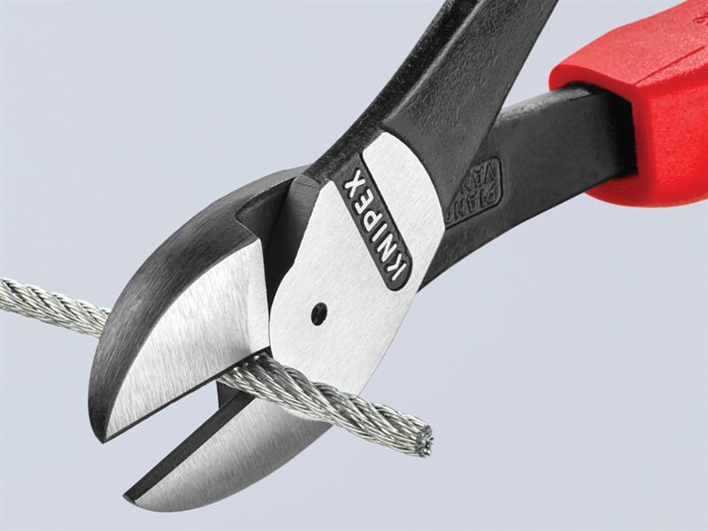 Knipex High Leverage Diagonal Cutters Multi-Component Grip 250mm KPX7402250