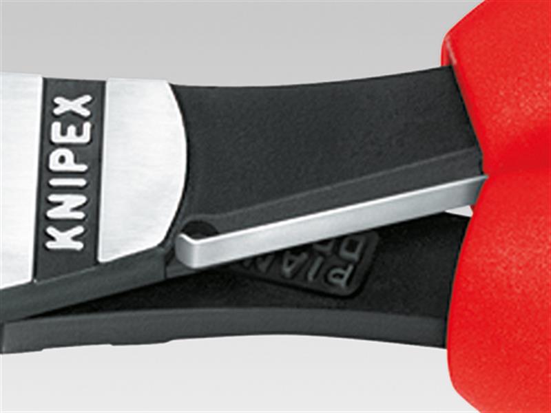 Knipex High Leverage Diagonal Cutters Multi-Component Grip with Spring 180mm KPX7412180