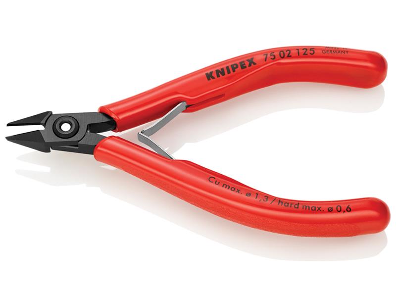 Knipex Electronics Diagonal Cutter PVC Grip 125mm KPX7502125