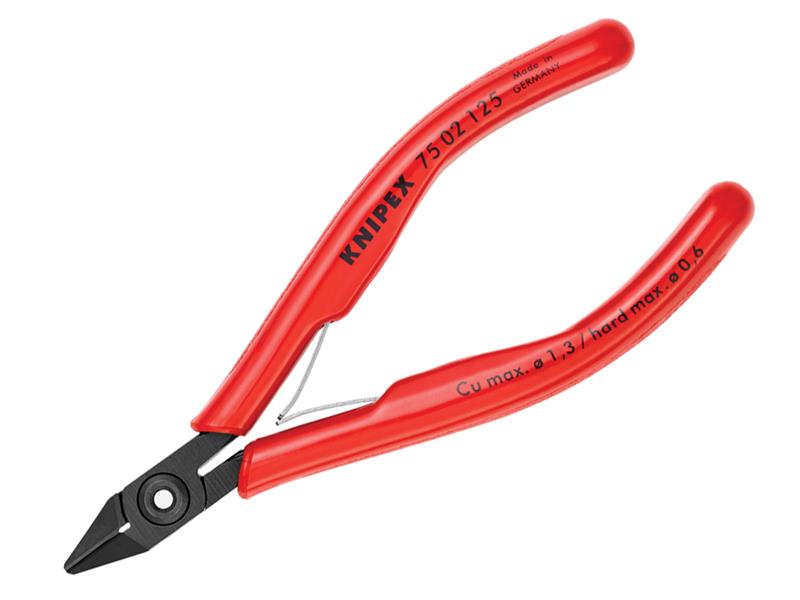 Knipex Electronics Diagonal Cutter PVC Grip 125mm KPX7502125