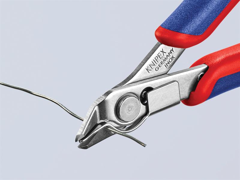 Knipex Electronic Super Knips® with Lead Catcher Multi-Component Grip 125mm KPX7813125