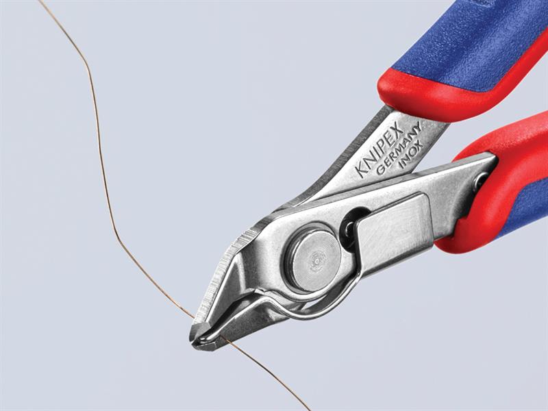 Knipex Electronic Super Knips® with Lead Catcher Multi-Component Grip 125mm KPX7813125