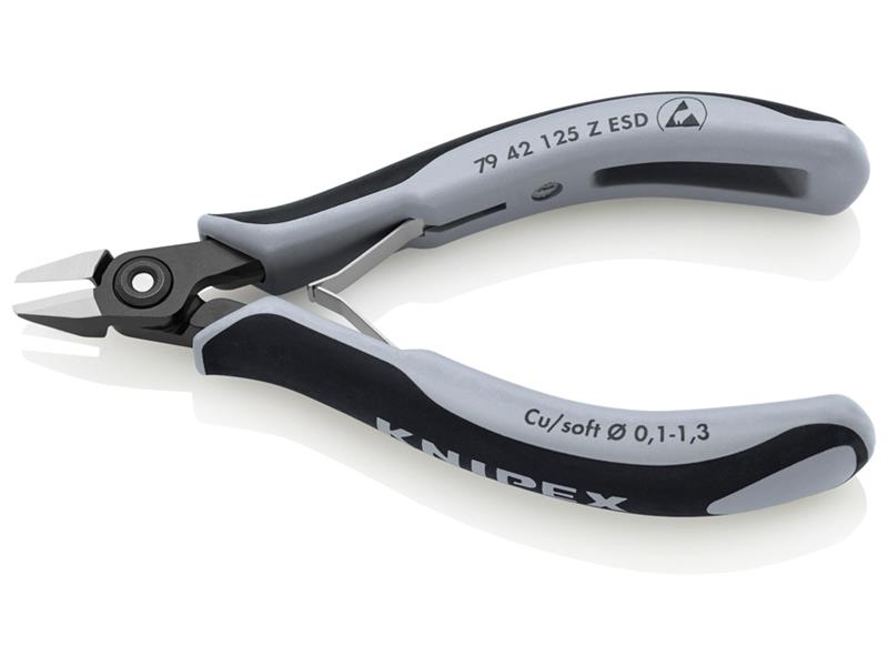 Knipex ESD Precision Electronics Side Cutters 125mm KPX7942125ES