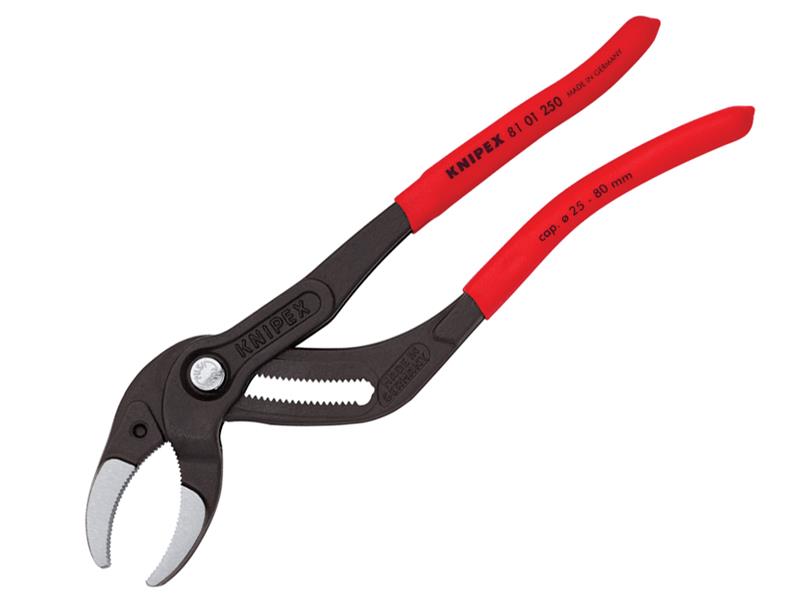 Knipex Plastic Pipe Grip Pliers Black 250mm KPX8101250
