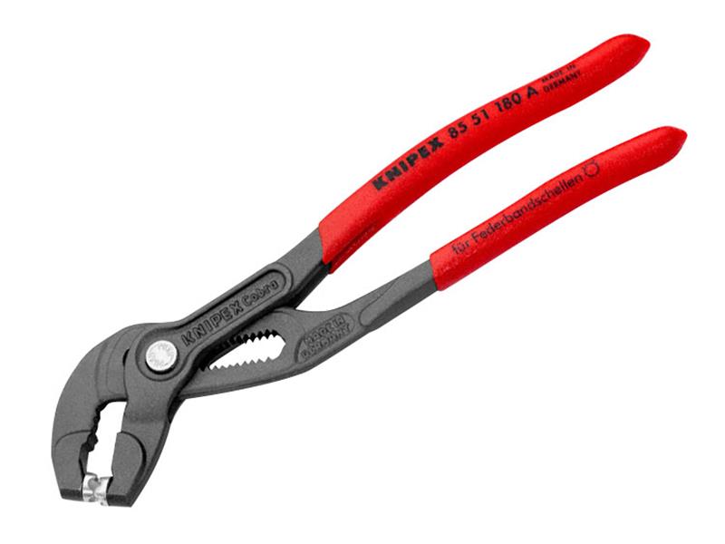 Knipex Spring Hose Clamp Pliers with Quick Set Adjustment 180mm KPX8551180A