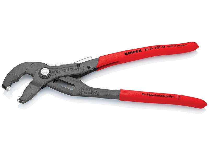 Knipex Spring Hose Clamp Pliers with Locking Device 250mm KPX8551250AF