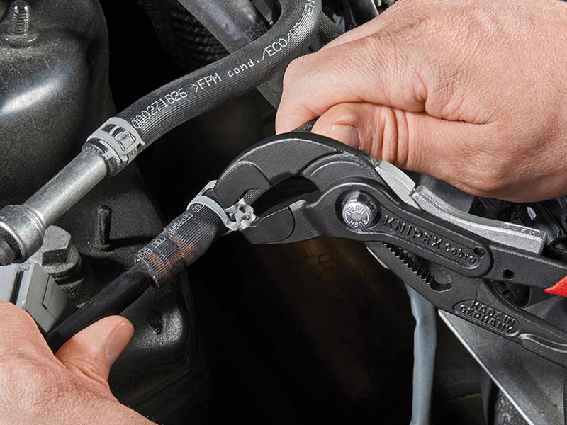 Knipex Spring Hose Clamp Pliers with Locking Device 250mm KPX8551250AF
