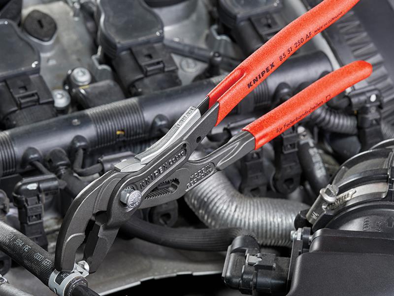 Knipex Spring Hose Clamp Pliers with Locking Device 250mm KPX8551250AF