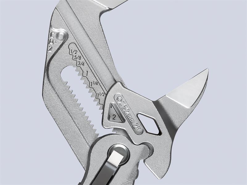 Knipex Pliers Wrench PVC Grip 250mm Smooth Parallel Jaws KPX8603250