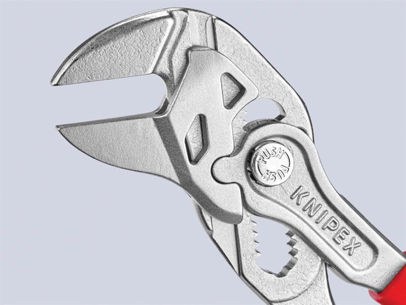 Knipex Pliers Wrench Multi Component Grip 150mm Smooth Jaws KPX8605150