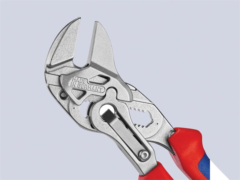 Knipex Pliers Wrench Multi Component Grip 150mm Smooth Jaws KPX8605150
