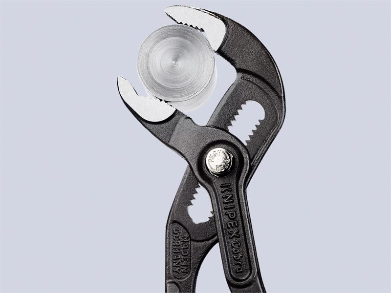 Knipex Cobra Water Pump Pliers PVC Grip 180mm Press Button Action KPX8701180