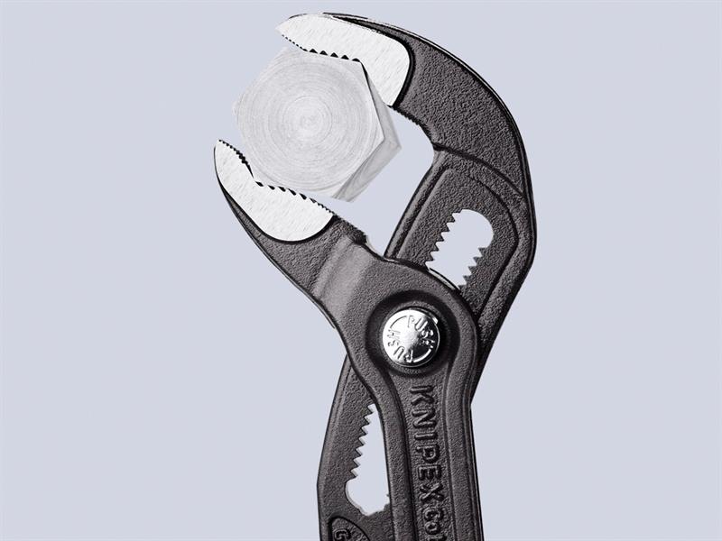 Knipex Cobra Water Pump Pliers PVC Grip 250mm Press Button Action KPX8701250