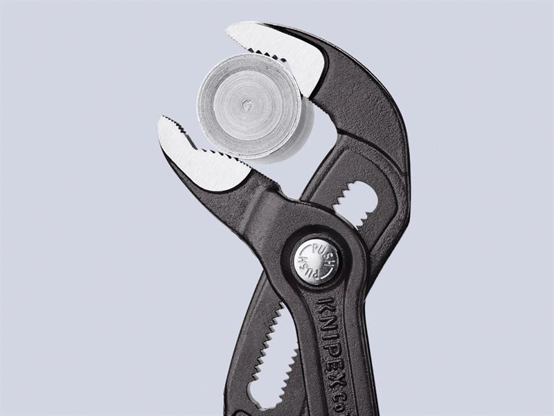 Knipex Cobra Water Pump Pliers PVC Grip 250mm Press Button Action KPX8701250