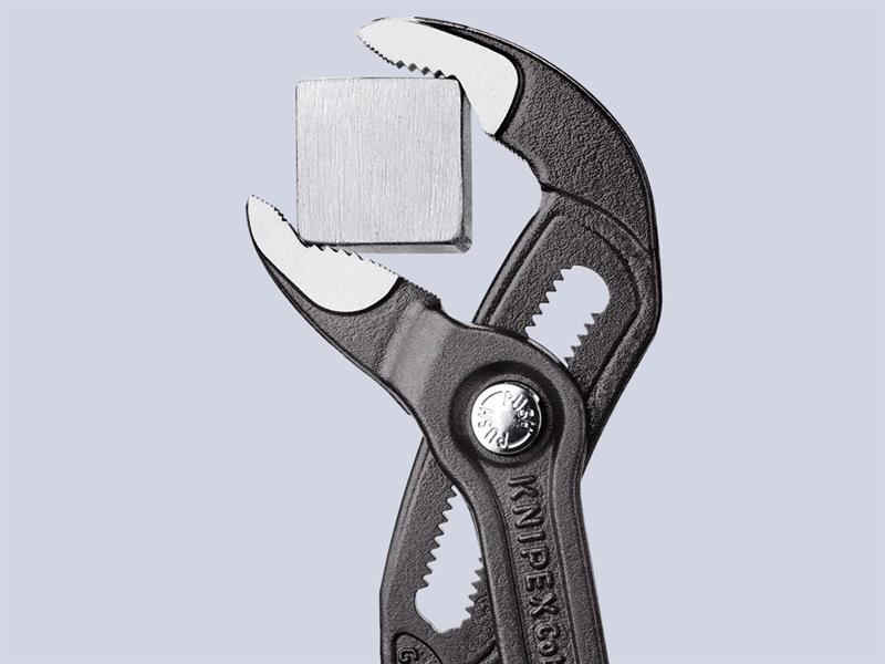Knipex Cobra Water Pump Pliers PVC Grip 250mm Press Button Action KPX8701250