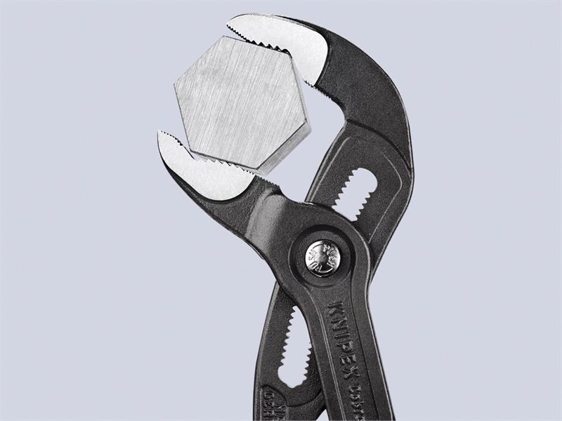 Knipex Cobra Water Pump Pliers PVC Grip 300mm Press Button Action KPX8701300