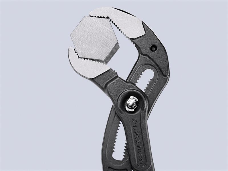 Knipex Cobra Water Pump Pliers PVC Grip 400mm Press Button Action KPX8701400