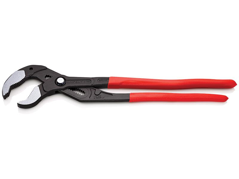 Knipex Cobra Water Pump Pliers PVC Grip 560mm Press Button Action KPX8701560