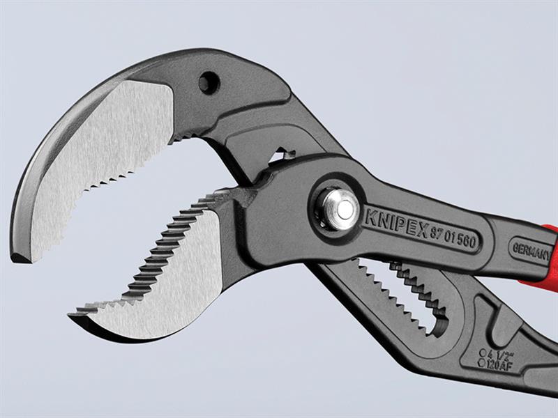Knipex Cobra Water Pump Pliers PVC Grip 560mm Press Button Action KPX8701560