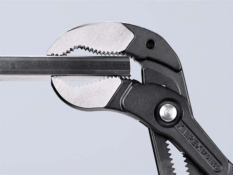 Knipex Cobra Water Pump Pliers PVC Grip 560mm Press Button Action KPX8701560