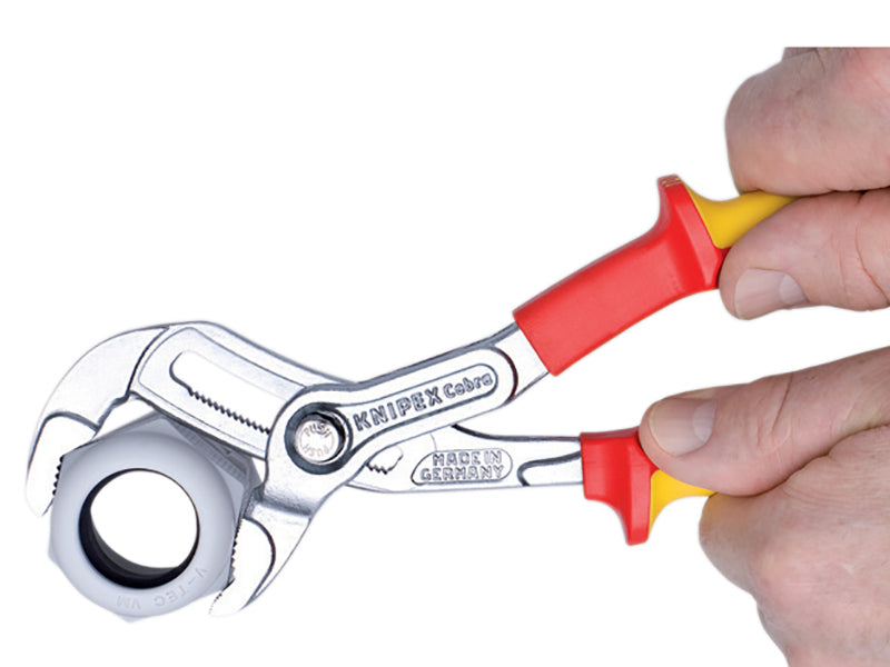 Knipex VDE Cobra Water Pump Pliers 250mm Fine Adjustment KPX8726250