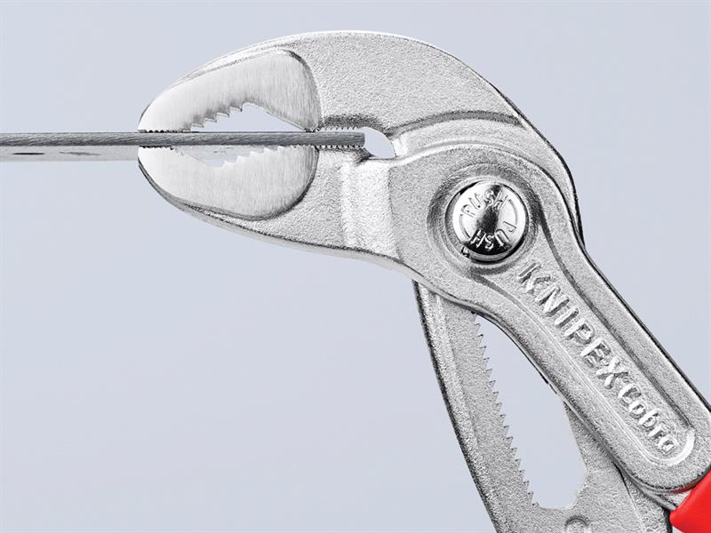 Knipex VDE Cobra Water Pump Pliers 250mm Fine Adjustment KPX8726250