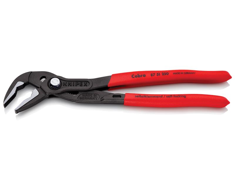 Knipex Cobra ES Extra Slim Water Pump Pliers PVC Grip 250mm KPX8751250
