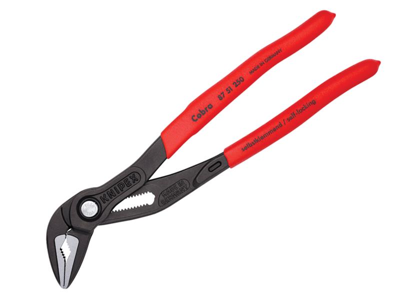 Knipex Cobra ES Extra Slim Water Pump Pliers PVC Grip 250mm KPX8751250