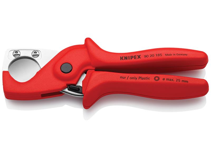 Knipex Plastic Conduit Rubber Pipe Hose Cutter 25mm Diameter KPX9020185