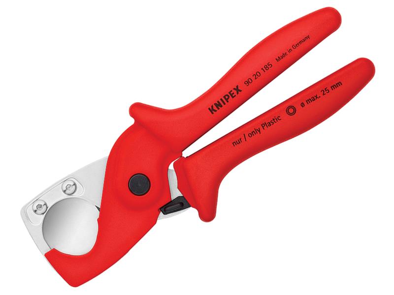 Knipex Plastic Conduit Rubber Pipe Hose Cutter 25mm Diameter KPX9020185
