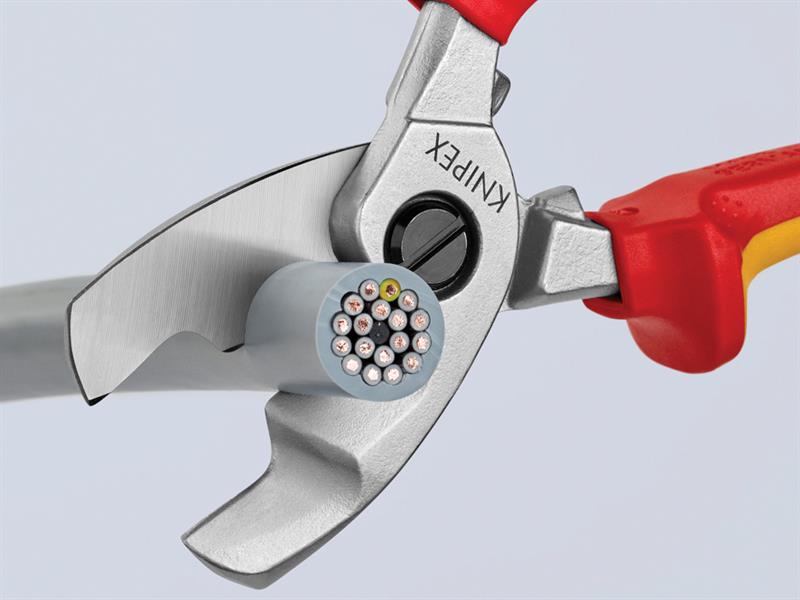Knipex VDE Cable Shears with Twin Cutting Edge 200mm KPX9516200