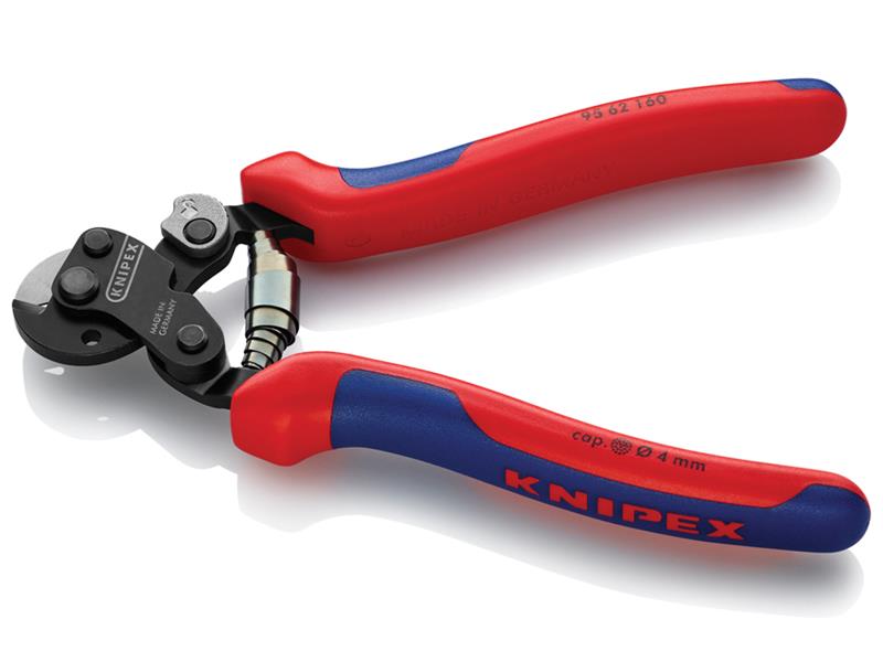 Knipex Wire Rope Cutters Multi Component Grip 160mm KPX9562160
