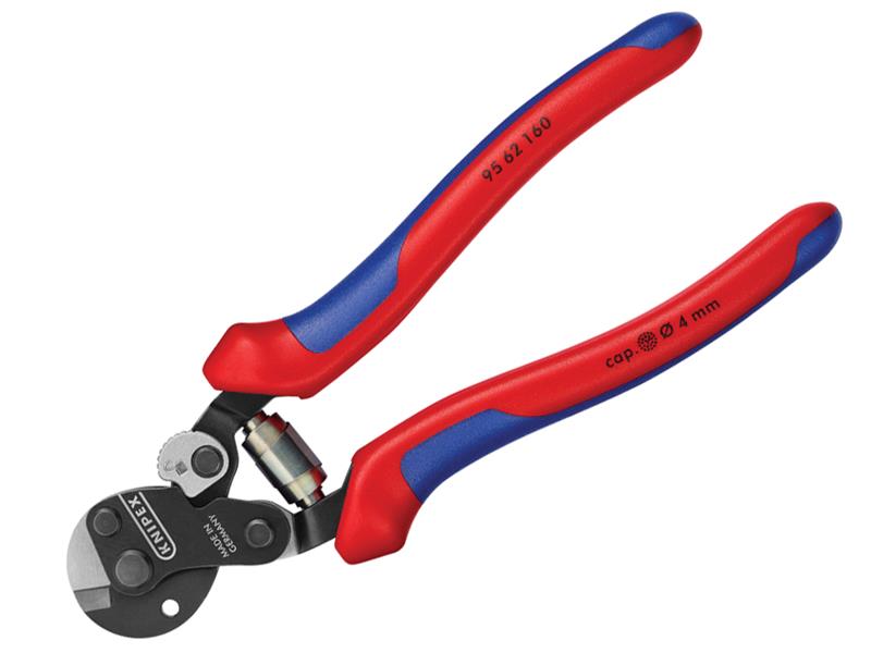 Knipex Wire Rope Cutters Multi Component Grip 160mm KPX9562160