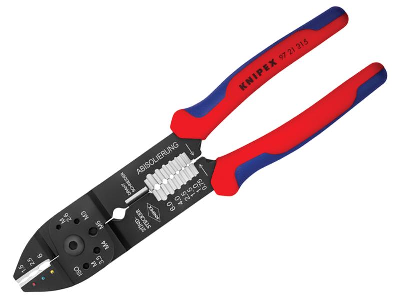 Knipex Crimping Pliers for Insulated Terminals And Plug Connectors KPX9721215