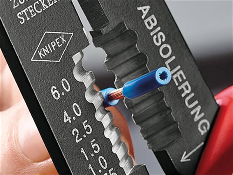 Knipex Crimping Pliers for Insulated Terminals And Plug Connectors KPX9721215