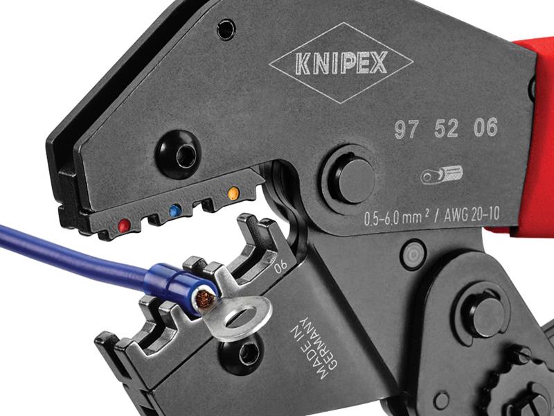 Knipex Crimping Lever Pliers For Insulated Terminals & Plug Connectors 975206