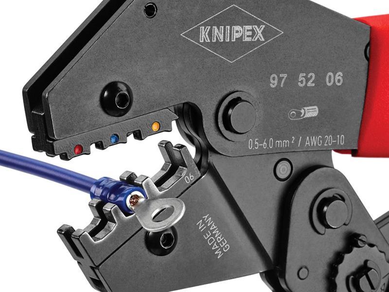 Knipex Crimping Lever Pliers For Insulated Terminals & Plug Connectors 975206