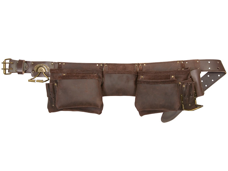 Kuny's 19427 Oiled Leather Construction Apron 12 Pocket KUN19427