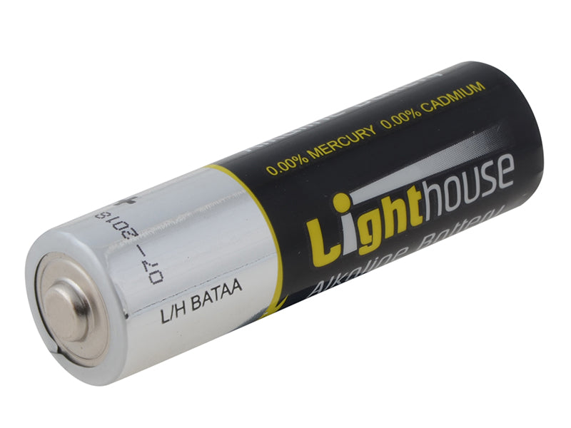 Lighthouse AA LR6 Alkaline Batteries 2400 mAh (Pack 4) L/HBATAA