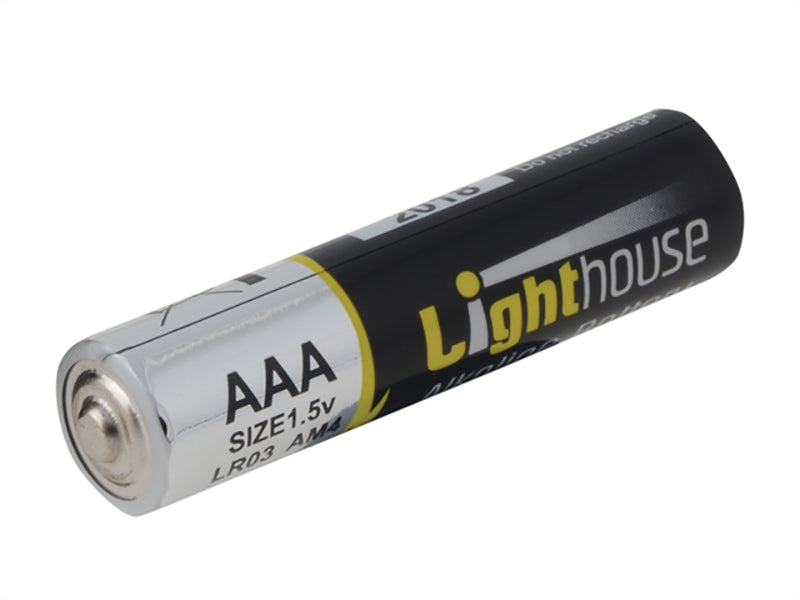 Lighthouse AAA LR03 Alkaline Batteries 1120 mAh AAA LR03 L/HBATAAA