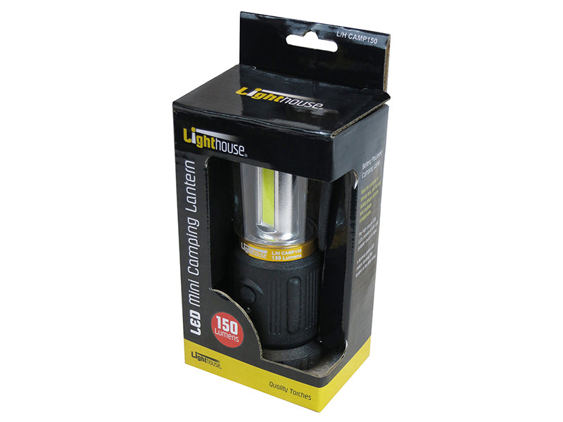 Lighthouse LED Mini Camping Lantern 150 Lumens L/HCAMP150