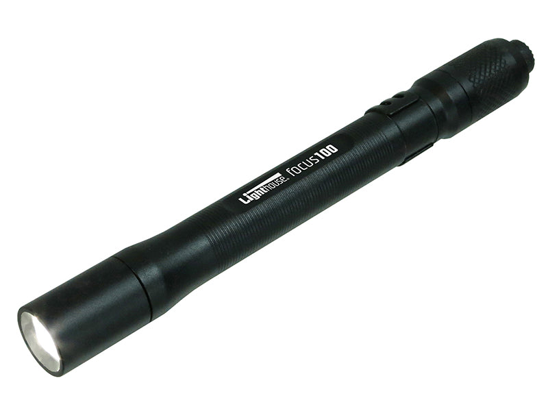 Lighthouse Elite Focus100 LED Pen Torch 100/30 lumens - 2 x AAA L/HEFOC100