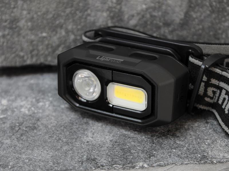 Lighthouse Elite Rechargeable LED Sensor Headlight 300 lumens L/HEHEAD300R