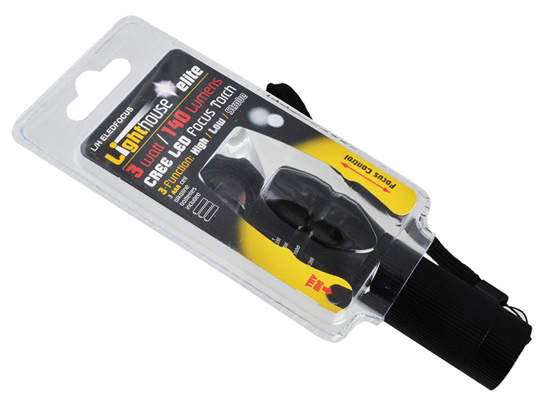 Lighthouse Elite 3W LED Focus Torch 210 Lumens L/HELEDFOCUS